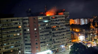 O dronă rusească a lovit un BLOC din Galați!