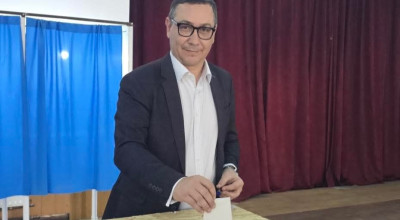 Victor Ponta a votat în Arges