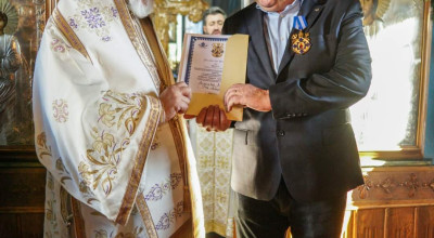 Ion Mînzînă și Cristian Gentea, MEDALIAȚI de Înalt Prea Sfințitul Calinic!