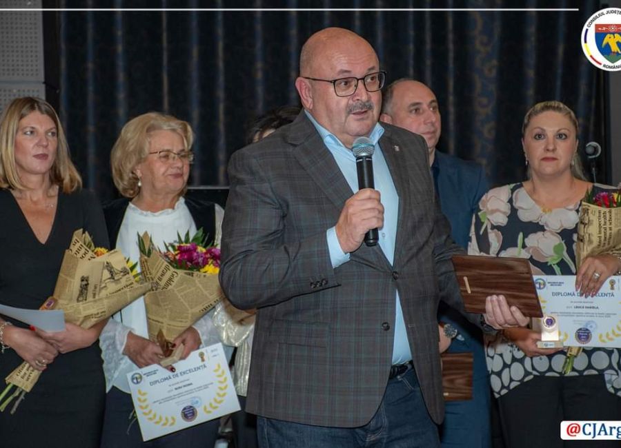 Ion Mînzînă a fost prezent la Gala Sportului Școlar Argeșean