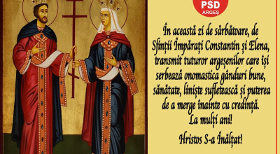 Felicitare PSD Argeș