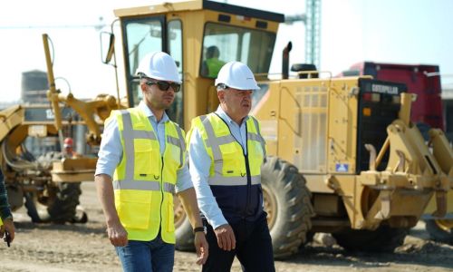 Primarul Gentea a verificat stadiul lucrărilor la noul centru comercial! "Sunt absolut impresionat"
