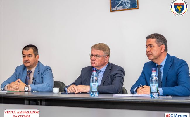 Vicepreședintele CJ Argeș, întâlnire cu Ambasadorul Pakistanului