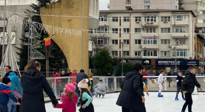 Patinoarul din centrul Piteştiului va rămâne deschis până la 1 martie