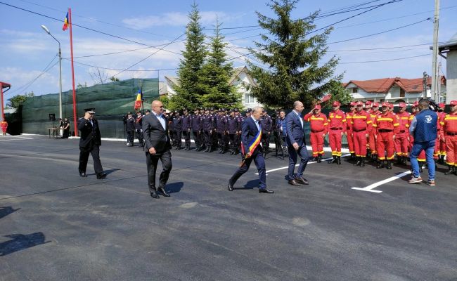 Clădire nouă pentru pompierii din Mioveni