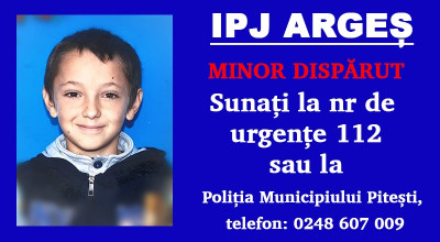 Un copil din Argeş a DISPĂRUT! Poliţia îl caută
