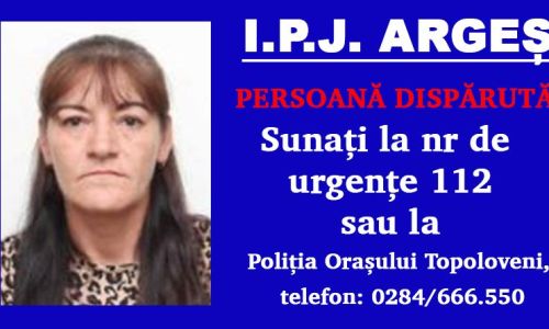 ACUM! O femeie a DISPĂRUT în Argeș